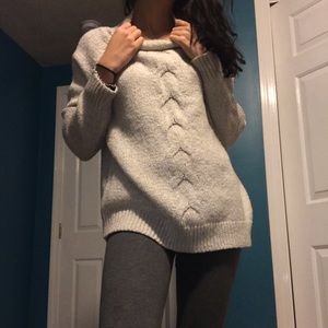 Pull Over Turtleneck Sweater